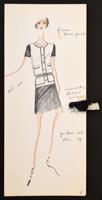 Karl Lagerfeld Fashion Drawing - Sold for $1,300 on 04-18-2019 (Lot 58).jpg